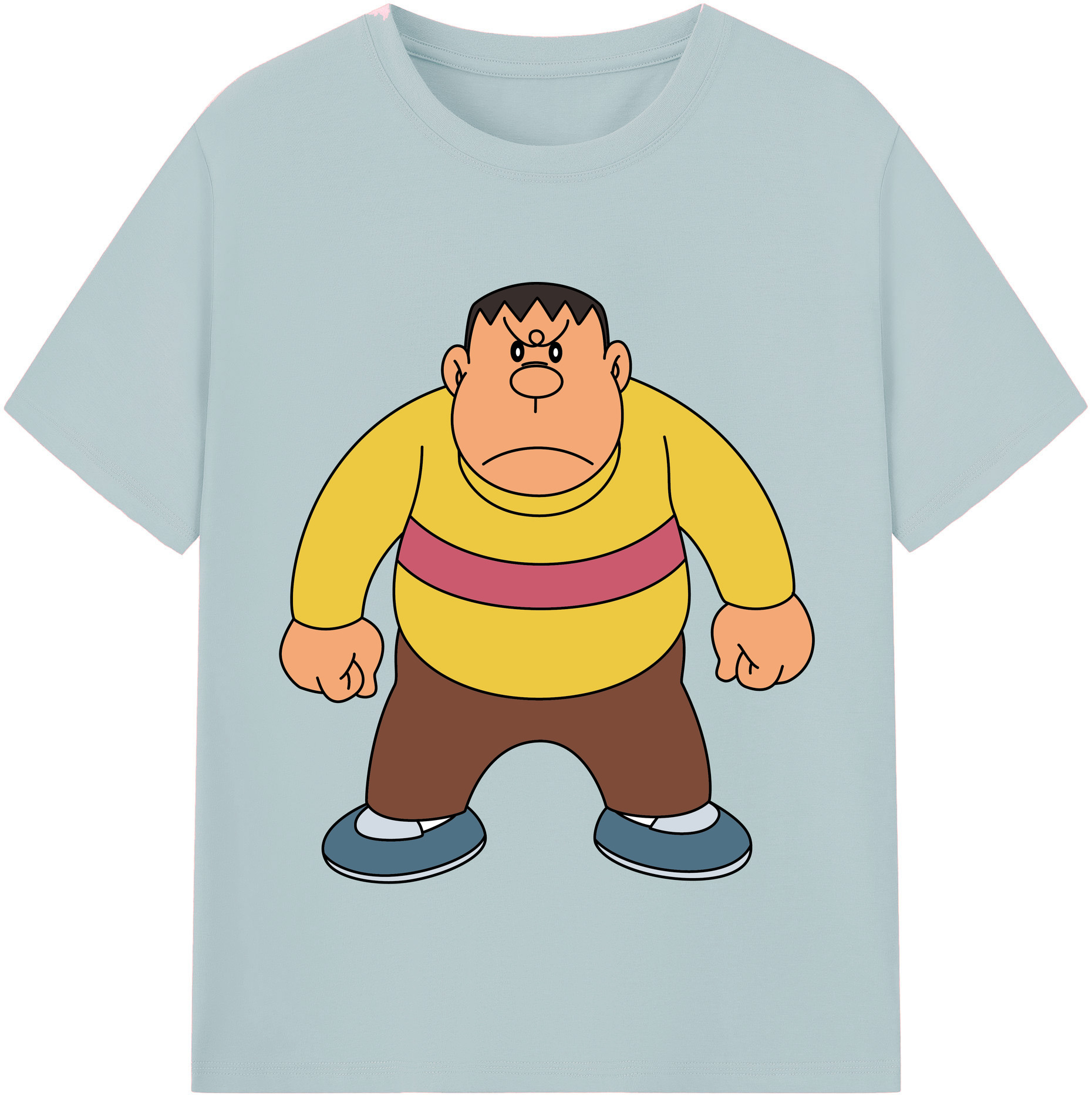 （画像用） ドラえもん 剛田武 Doraemon Gouta Takeshi 綿100％半袖Tシャツ（フロントプリント）
